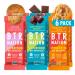 B.T.R. Nation Superfood Keto Protein Bars - Plant Based Vegan Protein | (6 Pack) Variety Pack Sampler | Low Carb Food Low Calorie Gluten Free No Sugar Alcohols Boosted with Superfoods