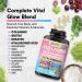 Collagen Peptides Types I II III V & X MCG Biotin Keratin Hyaluronic Acid MSM Zinc Grape Seed Extract Quercetin Vitamin A Vitamin C Vitamin E Magnesium Folic Acid (90 Capsules) 90 Count (Pack of 1) - Buy Online on GoSupps.com