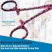 Dog Pet Ear/Nose Hair Puller Grooming Hemostat Locking Forceps Curved Pliers 5.5" (14cm) Full Serrated Clamps Stainless Steel (Pink Paws) Curved Pink Paws - Buy Online on GoSupps.com
