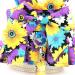 SMALLLEE_LUCKY_STORE Dog Floral Harness Dress with Leash Set Bow Puppy Princess Dress for Small Medium Dog Cat Girls Adjustable Pet Skirt with D-ring Female Dog Clothes Summer Apparel Purple XXL XXL purple - Buy Online on GoSupps.com