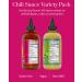 Maya Kaimal Foods Chili Sauce Variety Pack 9.5oz (Pack of 2) - Easy Squeeze Bottle, Vegan, Non-GMO, Gluten Free - Buy Online on GoSupps.com