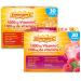 Emergen-C Bundle Vitamin C 1 000mg Powder with Vitamin D Zinc and Electrolytes Immune System Booster Orange and Raspberry 30 Packets per Flavor (60 Total) Super Orange/Raspberry 30 count (Pack of 2)