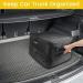 Waterproof 2-Layer Golf Trunk Organizer with Ventilated Shoe Compartment - Durable Storage for Balls, Tees, Clothes, Accessories - Golf Gifts - Black - Buy Online on GoSupps.com