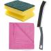 Pink Stuff Toilet Cleaner Gel (750ml) And The Miracle Bathroom Foam Cleaning Spray (850ml) Bundled with Crevice Grout Gap Brush Cloth & Sponge - Buy Online on GoSupps.com