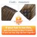 Runature Clip-in Real Hair Extensions - Balayage Ombre Dark Brown to Blonde 40cm 120g 7 Pieces #3/8/22 - Premium Remy Quality - Buy Online on GoSupps.com