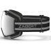 Zabert Skiblille - UV Protection Skibrille for Adults & Kids (10+) | Anti-Fit Anti-Slip Headband | Schwarz Mirrored Silver - Buy Online on GoSupps.com
