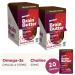 Brainiac Omega-3 Chocolate Almond Butter Pouches - 20 Count, 1.15 oz. Each - Protein & Choline Rich Healthy Snacks for Kids and Adults - Buy Online on GoSupps.com