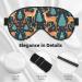 Christmas Tree Elk Print Unisex Sleep Eye Mask - Soft Comfort Eye Shade for Travel Yoga & Shift Work - Buy Online on GoSupps.com