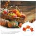 TOPBATHY 9 Pcs Maple Pumpkin Plugin Desk Top Decor Halloween Home Decor Home Decorations Fake Pumpkin Ornaments Festival Pumpkin Decoration Fall Wreath Fall Decor Vase Plastic Pine Cones - Buy Online on GoSupps.com