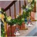 Buy Abaodam 5-Set Wrought Iron Christmas Bell Pendants - Metal Ornaments for Tree Decor 7x7cm - Perfect Holiday Jewelry - Buy Online on GoSupps.com