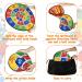 Kizmyee 26'' Dinosaur Themed Dart Board Set for Kids - Double Sided with Sticky Balls and Darts - Indoor/Outdoor Party Games Toy for 3-12 Years Old - Buy Online on GoSupps.com