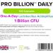 Lindens Pro Billion Daily - Acidophilus Lactobacillus 120 Capsules - Supports Digestive Health - Vegan Friendly - UK Made - Buy Online on GoSupps.com