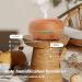 Simpeak 550ml Aroma Diffuser - Wood Essential Oil Ultrasonic Humidifier with Remote Control | Aromatherapy & Scents - Light Brown - Buy Online on GoSupps.com