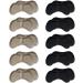 10 pairs of comfortable heel cushions |Heel holder |Heel Pads |Shoe inserts |For more comfort and a better fitting shoe5 pairs black & 5 pairs beige 10x mix