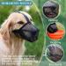 Best Muzzle for Large & Medium Dogs | Adjustable Velcro Dog Muzzle to Prevent Biting Chewing & Eating - Buy Online on GoSupps.com