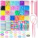 1504 pieces small hair tie set hair tie girl set hair tie colored with 40 hair clips & braiding hair rubber bands for girls birthday present (20 colors)