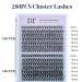 Lash Extension Kit 280Pcs | Mixed 8-16mm Eyelashes with Bond Seal & Applicator | I Slay 30D 40D | Natural Lash Clusters for Stunning Volume - Buy Online on GoSupps.com
