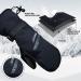 PHRIXUS Ski Mittens - Waterproof Winter Gloves with Touch Screen, Warm 3M Thinsulate, for Men & Women - Cold Weather Snowboard Snowmobile Mitts (Black, Medium) - Buy Online on GoSupps.com