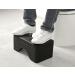 EASICOZI Portable Bathroom Squat Stool - Adjustable Height Squatting Toilet Stool - Foldable Step Stool for Adults and Teens (Black) - Buy Online on GoSupps.com