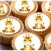 24 edible PRE CUT Giraffe style kids childrens party decorations Wafer Paper Cupcake Fairy Cake Toppers - Buy Online on GoSupps.com