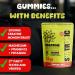 SUPTROPIC Creatine Gummies for Men & Women 30 Servings - 5g Vegan Creatine Monohydrate Gummies with Electrolytes Vitamin D3 & Zero Sugar Chewable Gummy Supplement for Muscle Strength & Recovery - Buy Online on GoSupps.com
