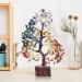 Seven Chakra Crystal Tree - Bonsai Home Decor with Healing Crystals and Gemstones | Spiritual Gift Idea - Buy Online on GoSupps.com