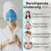 ICEHOF Eye Cooling Mask - Gel Eye Mask for Migraine Relief - Comfortable Upper Material with Storage Bag - Effective Forehead to Cheek Cooling Glasses - Buy Online on GoSupps.com