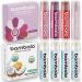 8-Pack Lip Balm Set by Bambalo Includes 4 Shimmer Tinted Balms & 4 USDA Organic Unflavored Balms Moisturizing & Nourishing Lip Care Natural Ingredients For Men and Women