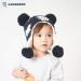 LANGZHEN Toddler Winter Hat Earflap Knit Cap for Baby Boys Girls 2-4 Years - Polar Bear Navy - Buy Online on GoSupps.com
