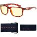 Gunnar Gaming Glasses - Intercept Tortoise Frame with Amber Lenses | Blue Light Filter & UV Protection - Buy Online on GoSupps.com