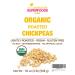 Organic Roasted Chickpeas 2 LB - USDA Certified, Healthy Snack, Non-GMO, Gluten-Free - Product of Turkey (1 Pack) - Buy Online on GoSupps.com