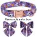 Shop Aring Pet Halloween Dog Collar - Adjustable Purple Pumpkin Bat Design | Cute Cotton Skull Collar for Medium Dogs | Pack of 1 - Buy Online on GoSupps.com