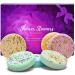 Cleverfy Aromatherapy Shower Steamers - Variety Pack of 6 Shower Bombs with Essential Oils. Purple Set: Lavender Watermelon Grapefruit Menthol & Eucalyptus Vanilla & Sweet Orange Peppermint
