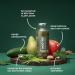 Monastery Kitchen Bio Smoothie Green Cucumber Spinach Mint Apple | Superfood Breakfast Vegan in Glass Bottle | 6x250ml Power Food Home Ingredients - Buy Online on GoSupps.com