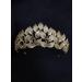Sunshinesmile Gold Leaves Wedding Headpiece Tiara for Bride - Bridal Hair Accessories & Forehead Jewelry - Buy Online on GoSupps.com