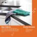 E-Cloth Kitchen Dynamo Scrubber Sponge - Premium Microfiber, Non-Scratch, 100 Wash Guarantee, Green - Buy Online on GoSupps.com