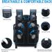 Simaixing 41L Navy Blue Backpack Cooler - Leak Proof, Insulated, Large Capacity Ice Chest - Waterproof Soft Cooler Bag for Men, Women - Ideal for Beach, Camping, Hiking - Holds 45 Cans - Buy Online on GoSupps.com