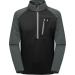 Men's Black Quarter-Zip Polar Fleece Jacket - Lightweight Long Sleeve Sweatshirt | Little Donkey Andy - Size Medium - Buy Online on GoSupps.com
