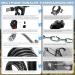 E Roller Lock - 4-Digit Bicycle Cable Lock for Xiaomi M365/PRO2/Max/ES/GXL Scooter & More | 1.2m Anti-Theft Solution with 12mm Steel Cable - Buy Online on GoSupps.com