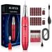 Electric Nail Drill Machine, KUIIYER 30000RPM Professional Nail Drill Kit (65Pcs Portable Variable Speed All-Metal Chuck Lock Forward & Reverse Nail File Set) for Acrylic Nails DIY Manicure Pedicure