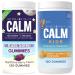 Natural Vitality Calm Magnesium Citrate Kids Supplement Stress Relief Gummies Supports a Healthy Response to Stress Gluten Free Vegan - Sweet Citrus (120 Gummies) & Nighttime Berry (120 Gummies)