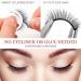 DONGDASHUAI Reusable Self-Adhesive Eyelashes - No Liner or Glue Needed, 2 Pairs - Natural Look, Easy Application - Buy Online on GoSupps.com