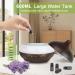 Gutiyyo 600ml Aroma Diffuser | Essential Oil Diffuser with 5x10ml Oils 7-Color LED Humidifier & Auto Shut Off - Buy Online on GoSupps.com