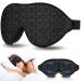 Sleep Mask 3D Deep Contoured Eye Mask for Women Men Blocking Lights Sleeping Mask Night Eye Sleep Mask Blindfold Soft Breathable Eye Shade Cover with Adjustable Strap for Travel Yoga Nap (#4)