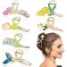 Noverlife 6PCS Metal Flower Hair Claw Clips - Non-Slip Floral Barrettes with Various Designs - Strong Hold for Thick & Thin Hair - Buy Online on GoSupps.com