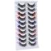 ALPHONSE Colored Russian Strip False Lashes - D Curl Fluffy Volume Curly Faux Mink 10 Pairs - Buy Online on GoSupps.com