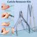 Teenitor Gel Nail Polish Remover Kit with Nail File and Buffer - Cuticle Nippers & Pusher - Toenail Lifter - Manicure Set - Buy Online on GoSupps.com