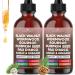 Defend Wormwood Black Walnut Cleanse for Humans Drops Liquid Soursop Garlic Pumpkin Seed PAU D'Arco Oil of Oregano Turmeric Berberine Neem Extract Hull Bark Tincture - 4 OZ 4 Fl. Oz (Pack of 2)