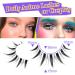 ALICE Manga Lashes 10 Pairs A001-Classic | Natural Wispy Japanese Style Anime Eyelashes | Fluffy Asian Spiky Faux Mink Lashes with Clear Band - Buy Online on GoSupps.com