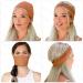 12 Pack Non Slip Headbands for Women with Bows Rabbit Ears - Multicolor Hair Accessories for Workout and Running - Buy Online on GoSupps.com